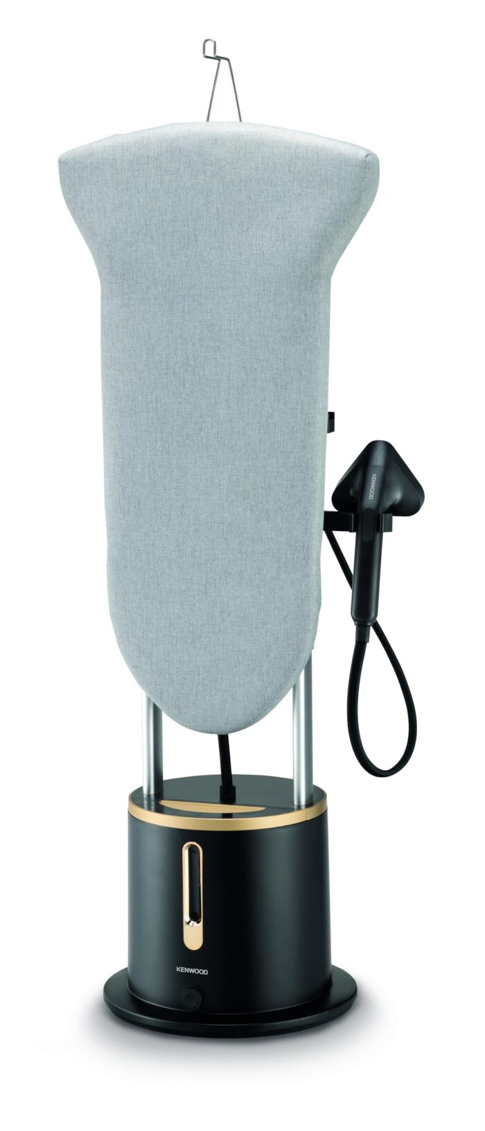 Kenwood GSP80.400 Garment Steamer, 2280W, 2L Tank, 95g/min Continuous Steam, 3-Position Ironing Board, Digital Hand & Base Control, Auto Shut-Off, Matte Black with Gold - Image 6