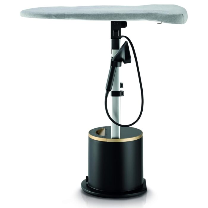 Kenwood GSP80.400 Garment Steamer, 2280W, 2L Tank, 95g/min Continuous Steam, 3-Position Ironing Board, Digital Hand & Base Control, Auto Shut-Off, Matte Black with Gold - Image 7