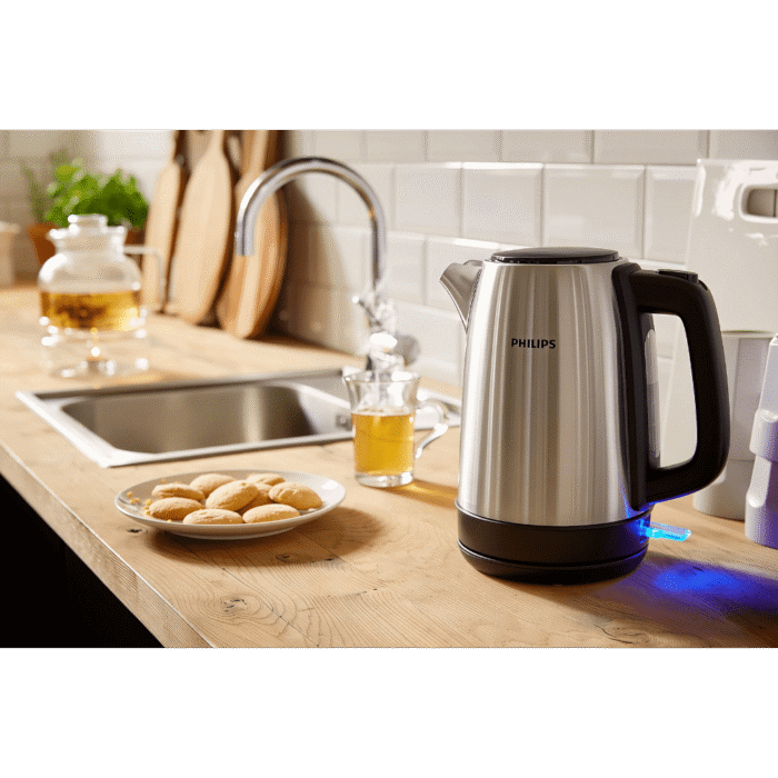 Philips Daily Collection HD9350/92 Stainless Steel Electric Kettle – 1.7 L, 2200 W, Spring Lid, Light Indicator - Image 11