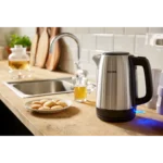Philips Daily Collection HD9350/92 Stainless Steel Electric Kettle – 1.7 L, 2200 W, Spring Lid, Light Indicator - Image 5