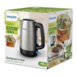 Philips Daily Collection HD9350/92 Stainless Steel Electric Kettle – 1.7 L, 2200 W, Spring Lid, Light Indicator - Image 8