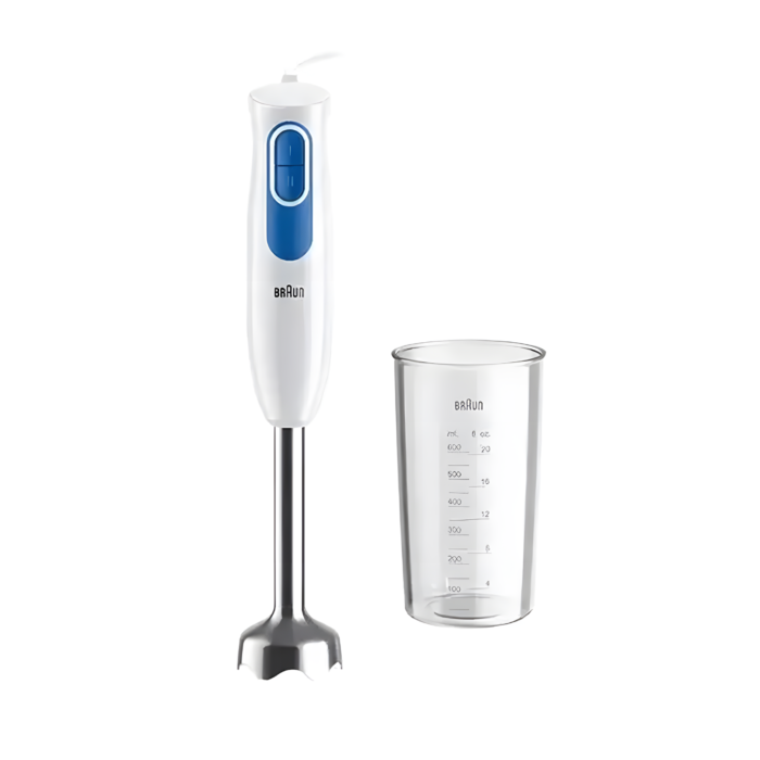 Braun MultiQuick 2 Hand Blender, 600W, 600ml, White/Blue - MQ20001MWH - Image 5