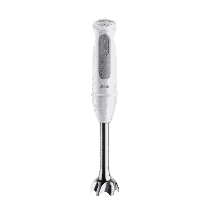 Braun MultiQuick 5 Hand Blender MQ50236M, 1000W, 21 Speeds + Turbo, 500ml Chopper, Whisk, 600ml Beaker, PowerBell VPlus, SplashControl, White - Image 3