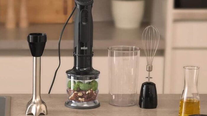 Braun MultiQuick 5 Vario Hand Blender MQ5245WH, 1000W, 21 Speeds, 1.25L Jug Blender, White/Grey - Image 7