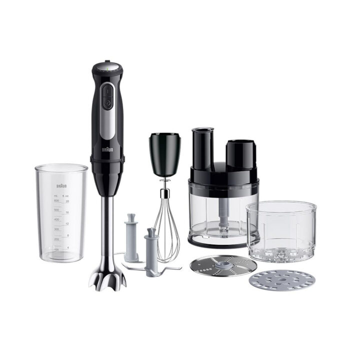 Braun MultiQuick 5 Pro MQ55755M Hand Blender, 1000W, 25 Speeds, EasyClick Plus, 4-Piece Accessory Set, Black - Image 6