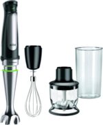 Braun MultiQuick 5 Pro MQ55755M Hand Blender, 1000W, 25 Speeds, EasyClick Plus, 4-Piece Accessory Set, Black - Image 4