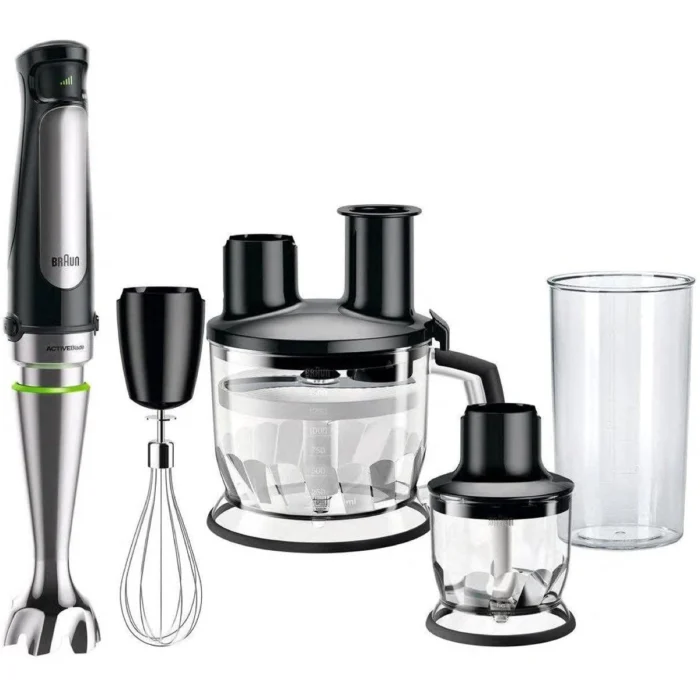 Braun MultiQuick 7 Hand Blender MQ7085 – 1000W, 1.5L Food Processor, Silver Black - Image 7