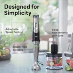 Braun MultiQuick 9 Hand Blender MQ9187XL with 8 Attachments, 700W, ActiveBlade Technology, Black - Image 4