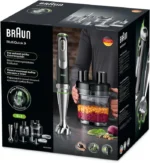 Braun MultiQuick 9 Hand Blender MQ9187XL with 8 Attachments, 700W, ActiveBlade Technology, Black - Image 8