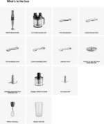 Braun MultiQuick 9 Hand Blender MQ9187XL with 8 Attachments, 700W, ActiveBlade Technology, Black - Image 10
