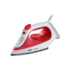 Braun TexStyle 1 SI1019RD Steam Iron – 1900W, Non-Stick Soleplate, 220ml Water Tank, Red/White - Image 2