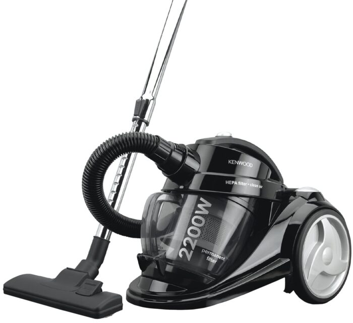 Kenwood VC7050 Bagless Canister Vacuum Cleaner, 2200W, HEPA Filter, 2.5L, Black - Image 7