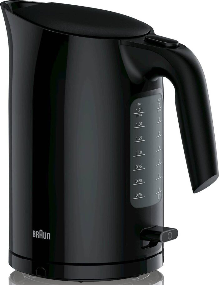 Braun MultiQuick 3 WK300 Electric Kettle, 1.7 Liter, Cordless, Rapid Boil with Anti-Scale Filter and Safety Features – Red - Image 2