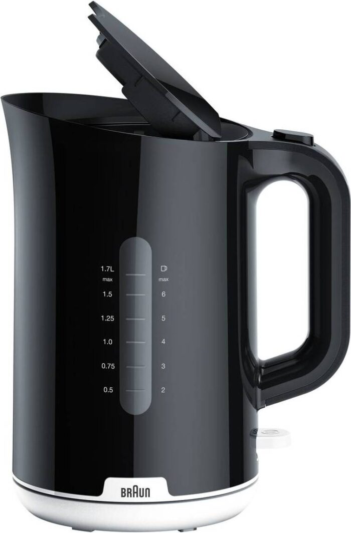 Braun MultiQuick 3 WK300 Electric Kettle, 1.7 Liter, Cordless, Rapid Boil with Anti-Scale Filter and Safety Features – Red - Image 3