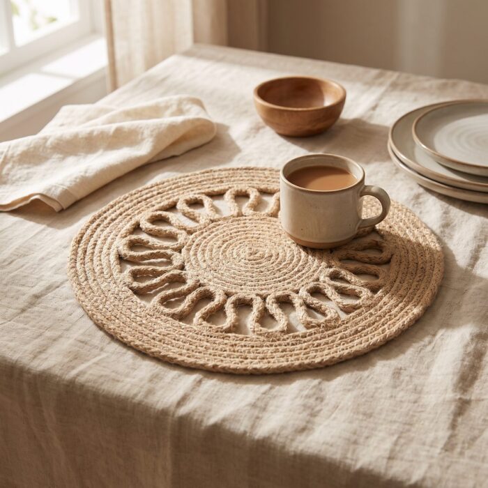 Hollow Space Jute Cutlery for Tabletop - Image 5