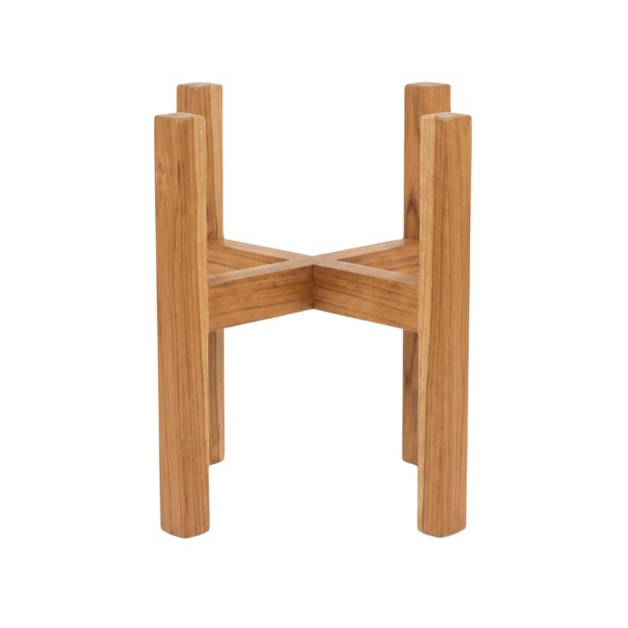 Square Wooden Plant Stand for Indoor & Outdoor, 50 × 30 cm - Image 3