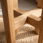 Square Wooden Plant Stand for Indoor & Outdoor, 50 × 30 cm - Image 5