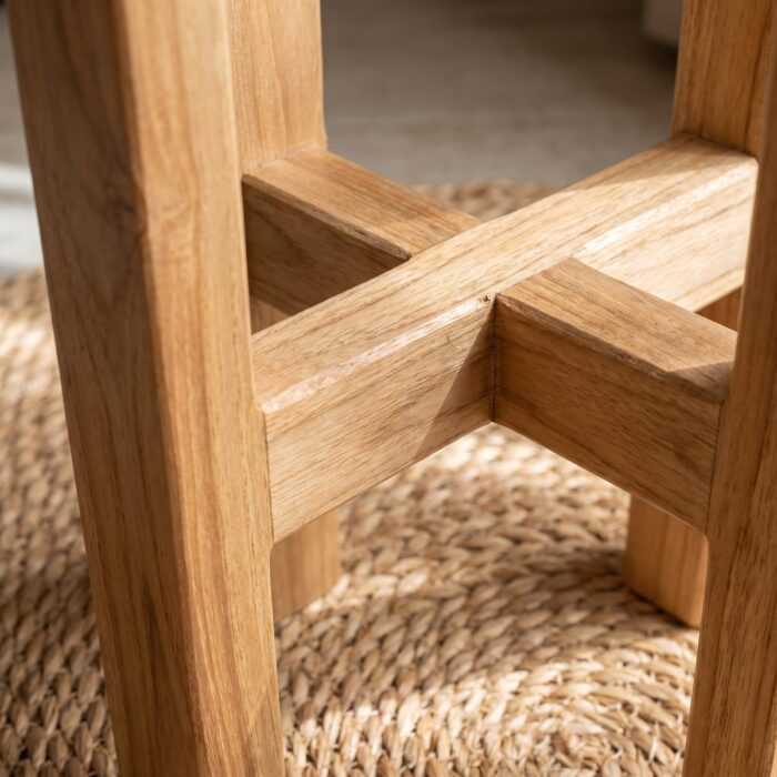 Square Wooden Plant Stand for Indoor & Outdoor, 50 × 30 cm - Image 5