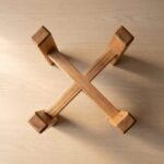 Square Wooden Plant Stand for Indoor & Outdoor, 50 × 30 cm - Image 6