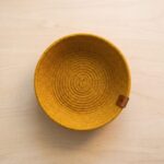 Woven Jute Storage Basket for Cosmetics & Coffee Capsules, 20 cm diameter (top) × 8 cm height, Olive/Dark Camel - Image 13