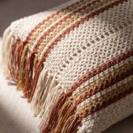 Handwoven Striped with Tassel Details Cotton Cushion, 50 × 30 cm - Image 3