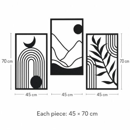 Boho Rainbow dimensions
