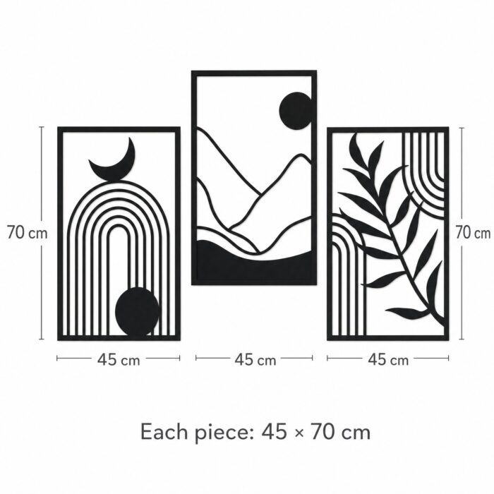 Boho Rainbow dimensions